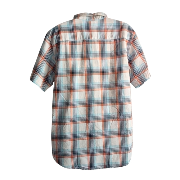 Columbia Button Down Shirt Men's Multicolor Plaid Shortsleeve Size Medium NWT - Picture 2 of 12